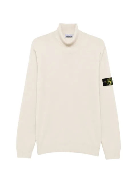 Stone Island 5100025 Light Pure Rws Wool regular-fit turtleneck sweater