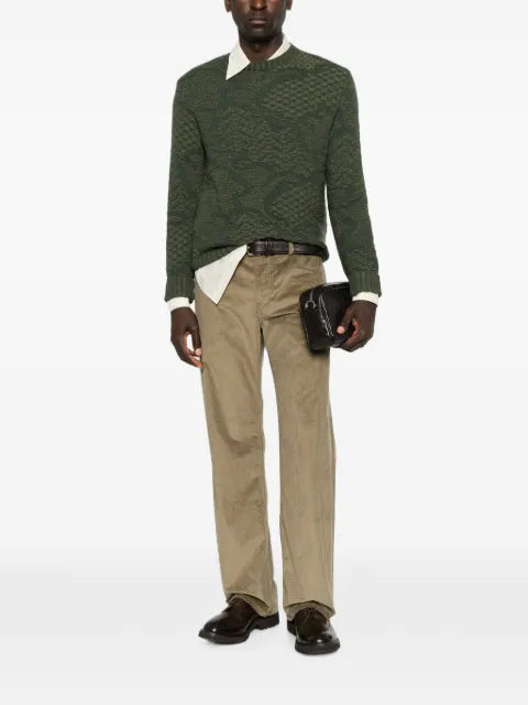 ETRO intarsia-knit crew-neck sweater