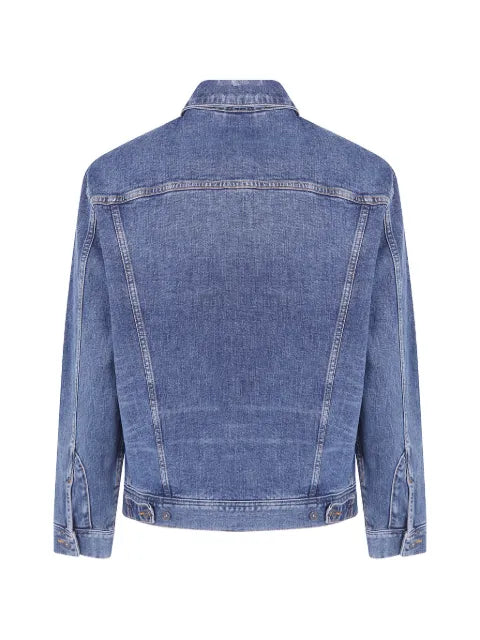 Emporio Armani faded button-up denim jacket
