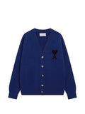 AMI Paris Ami de Coeur V-neck cardigan