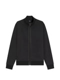 BOSS cotton sweatshirt with zipper neck