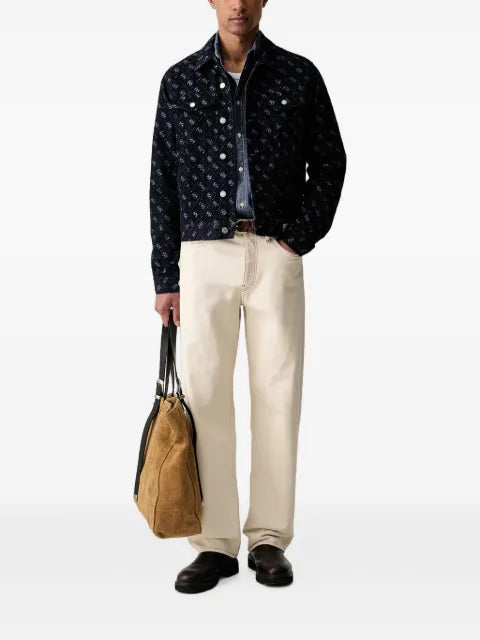 GUESS USA jacquard denim jacket