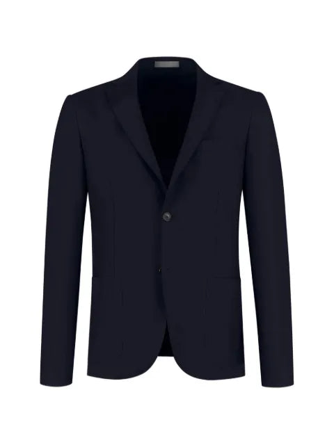 Corneliani single-breasted patch-pocket blazer