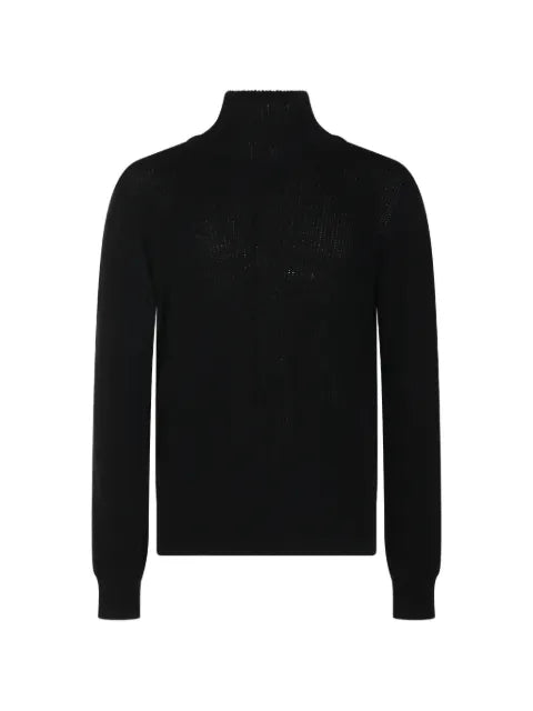 Rick Owens ribbed-knit roll-neck sweater