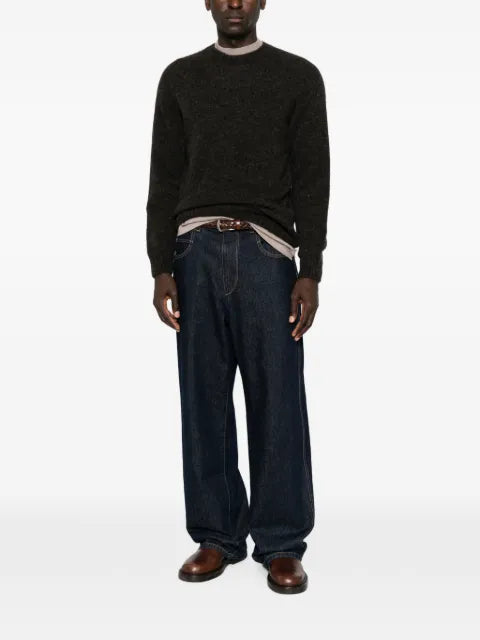 Filippo De Laurentiis crew-neck ribbed-trim sweater
