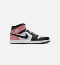 Air Jordan 1 Mid Men's Lifestyle Shoes - White Rust Pink Black