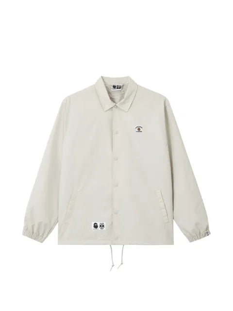 FINGERCROXX logo-patch shirt jacket
