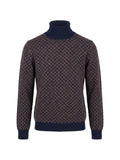 Drumohr basket-weave roll-neck sweater