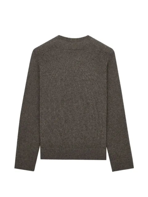 Saint Laurent crew-neck ribbed-trim sweater