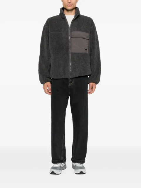 Maison Kitsuné fleece panelled jacket