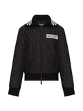 DSQUARED2 logo-patch quilted jacket