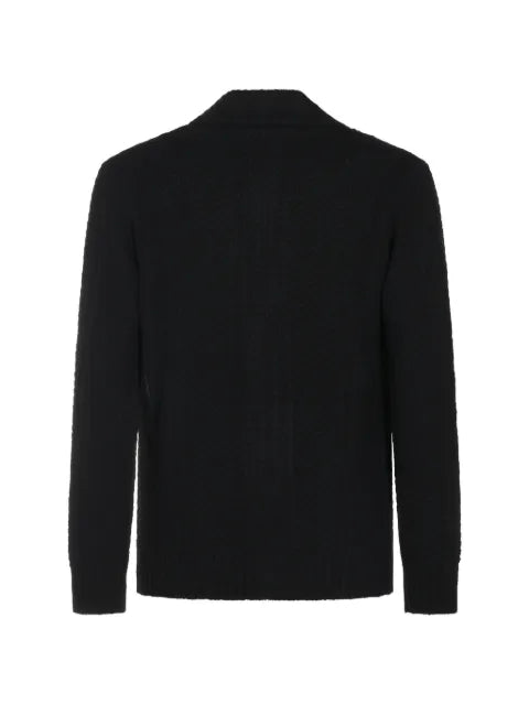 Altea shawl-collar chevron-knit cardigan