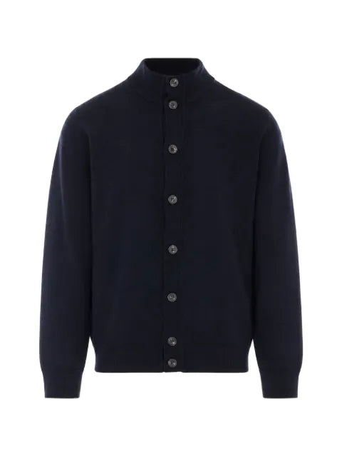 ALPHA STUDIO high-neck button-up cardigan