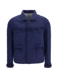 Baziszt Vedu fringe-trimmed reversible jacket