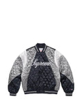 Supreme x Champion quilted satin varsity jacket