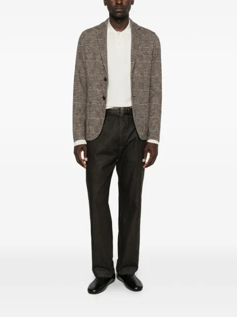 Harris Wharf London Prince of Wales check-pattern blazer