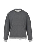 Mastermind Japan layered-effect skull-motif sweater