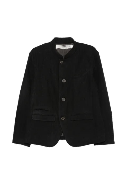 Individual Sentiments mandarin-collar button-up blazer
