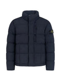 Stone Island quilted logo-patch jacket