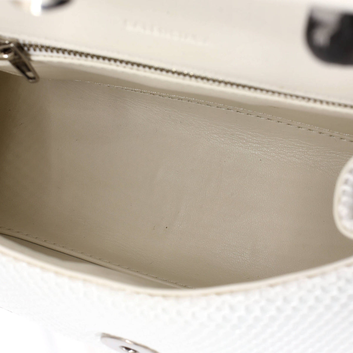 SneakerHead Top Handle Bag Mesh and Faux Leather Small