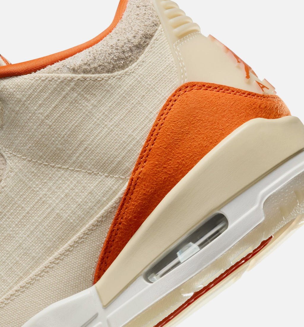 Air Jordan 3 Retro Starfish Women's Lifestyle Shoes - Fossil Grey/Starfish/Sail