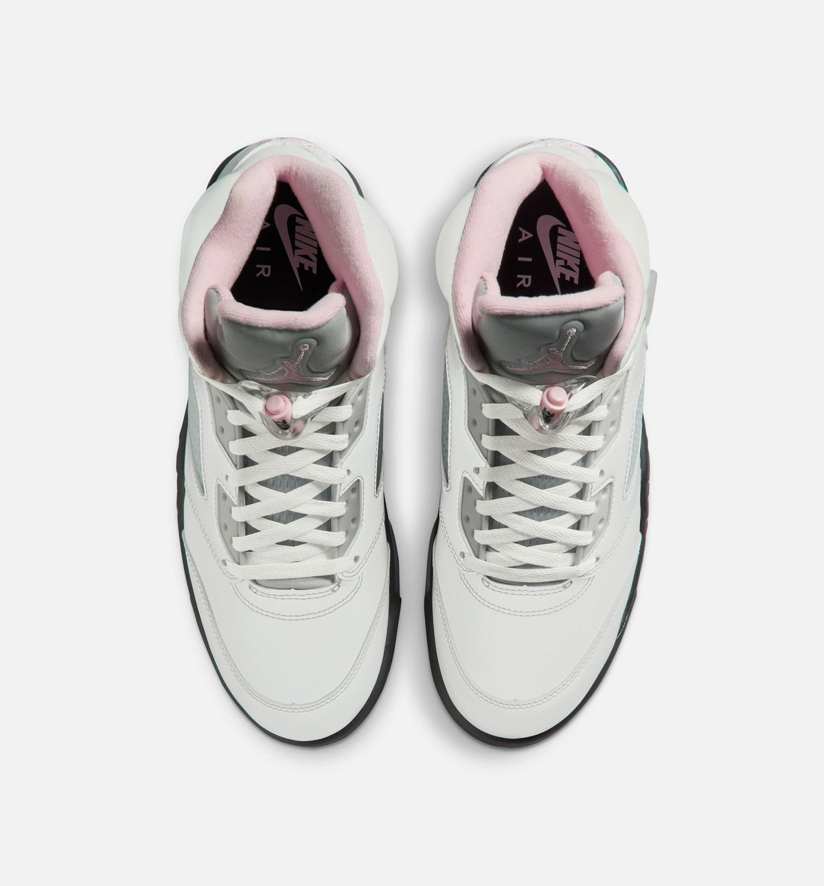Air Jordan 5 Retro Medium Soft Pink Men's Lifestyle Shoe – White/Soft Pink/Black