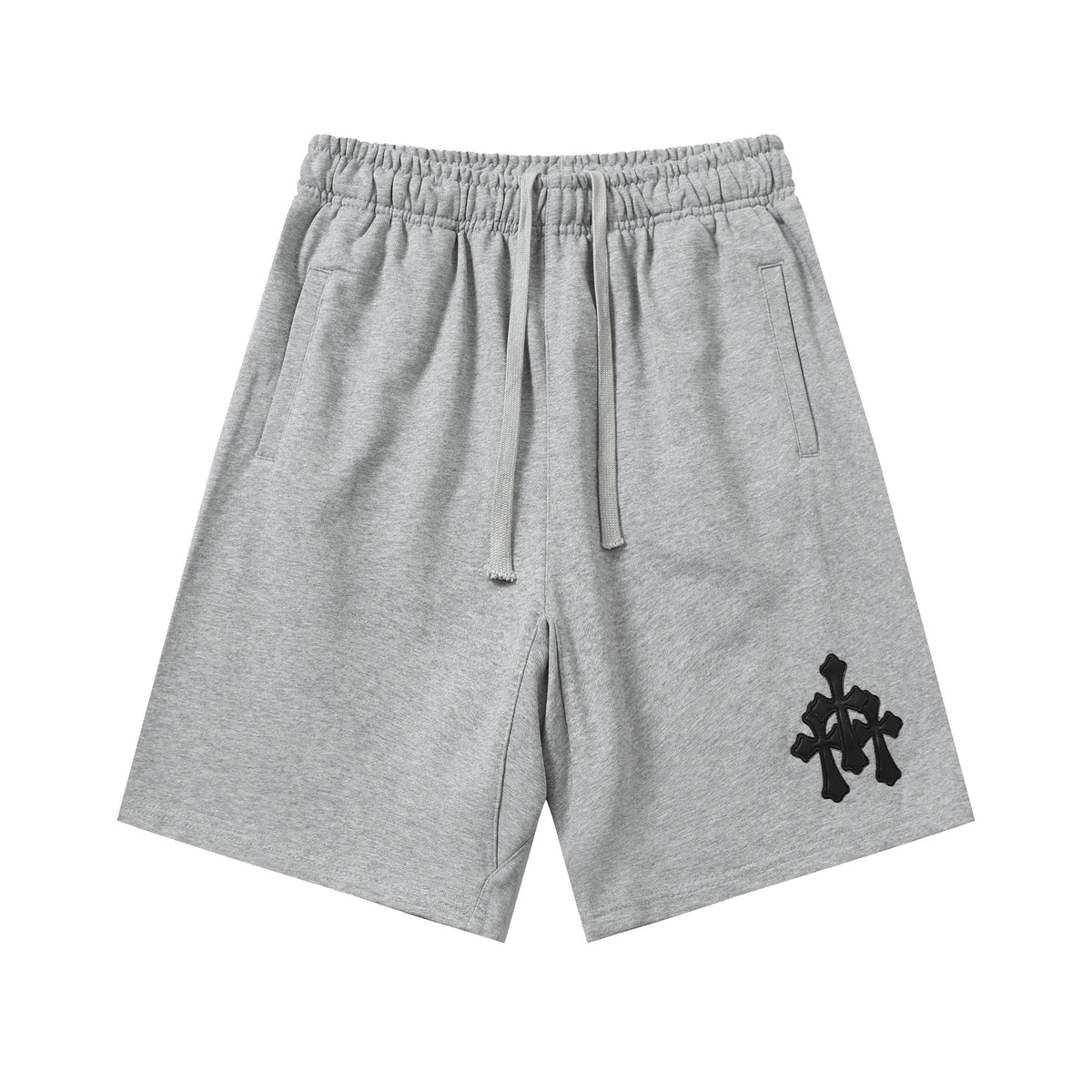 Chrome Hearts Cemetery Leather Cross Patch Paper Jam Shorts