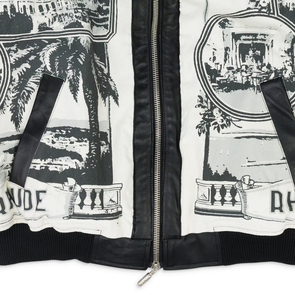White Vouyage Bomber Jacket