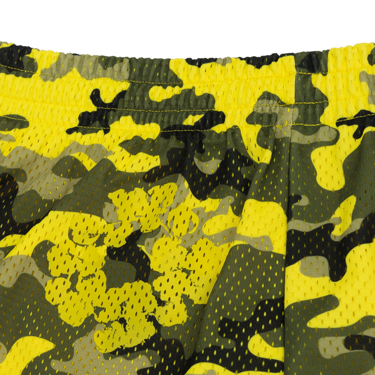 Yellow Wreath Camo Shorts