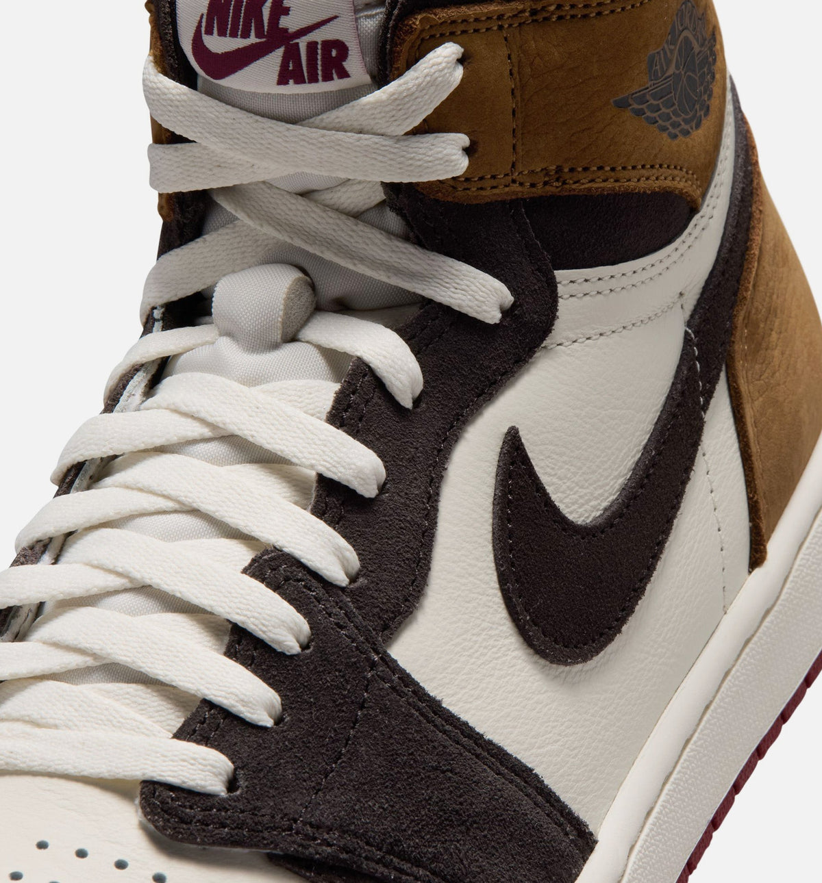 Air Jordan 1 Retro High OG Love Letter – Men's Lifestyle Shoe | Shadow Brown/Team Red/Light British Tan