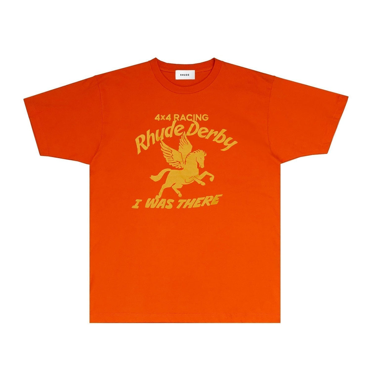 Rhude T-shirts Printed Trendy Pure Cotton
