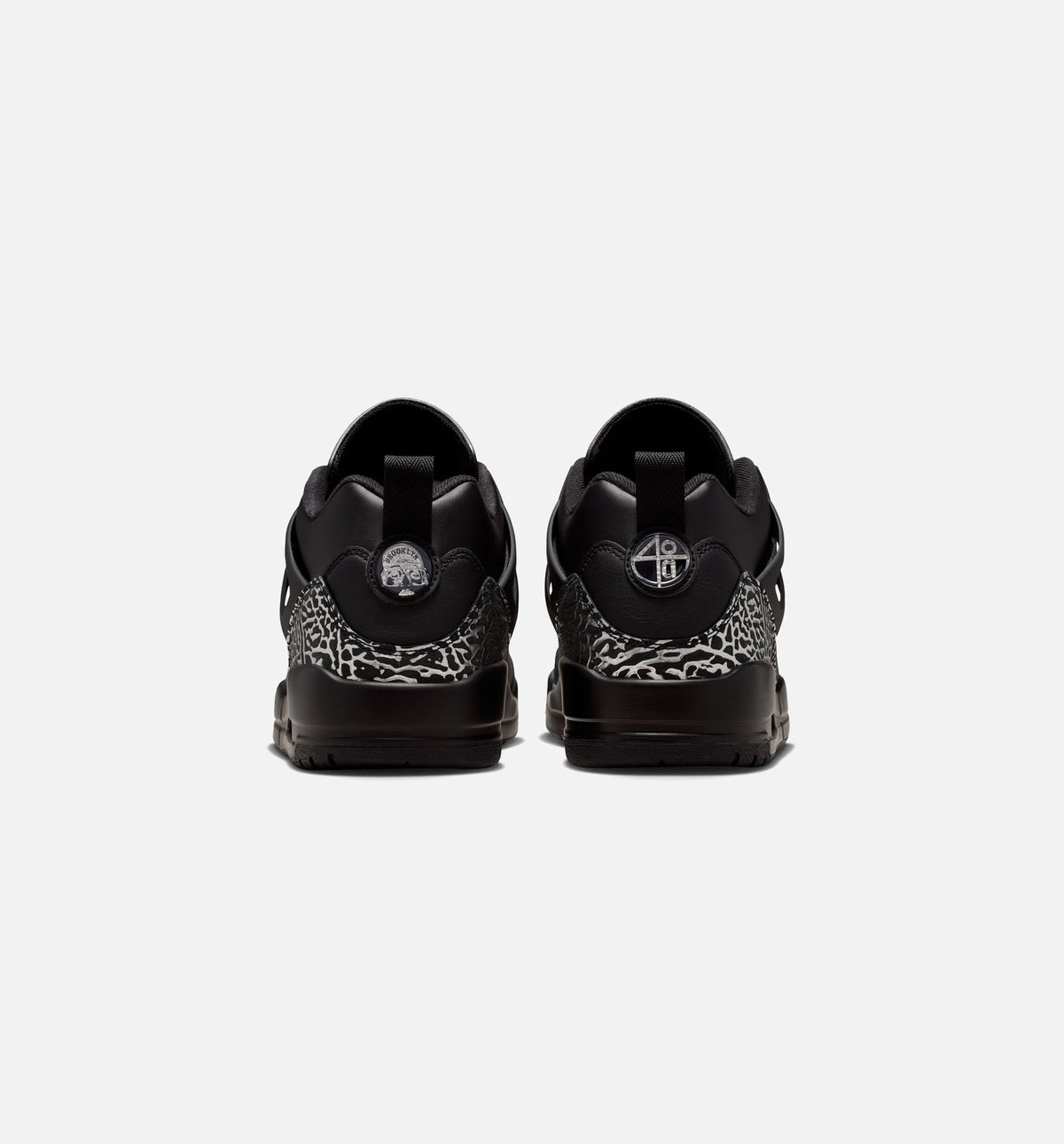 Spizike Low Black Metallic Silver | Men's Basketball Shoe | Black/Black/Metallic Silver