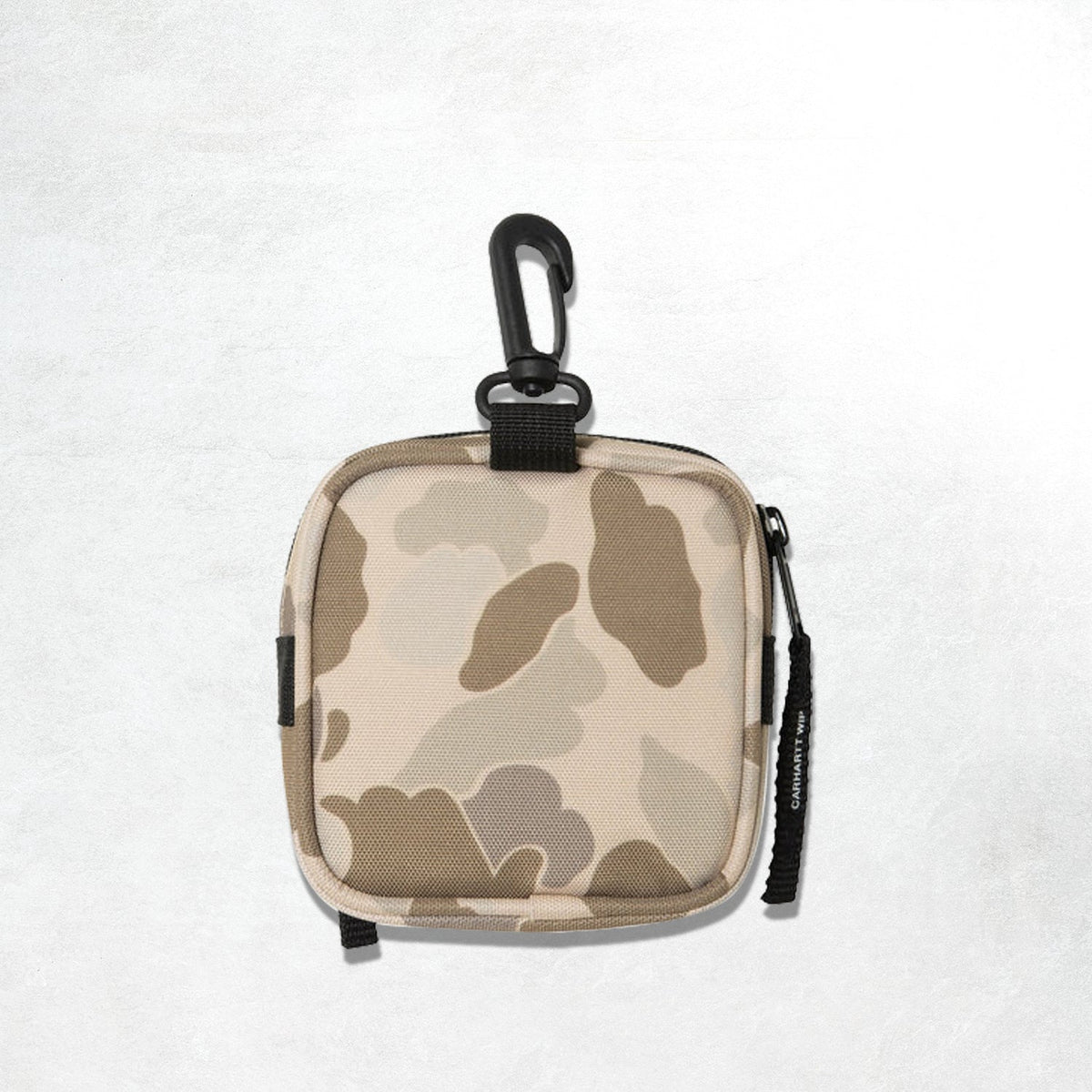 Carhartt WIP Essential Coin Wallet: Camo Duck, Desert