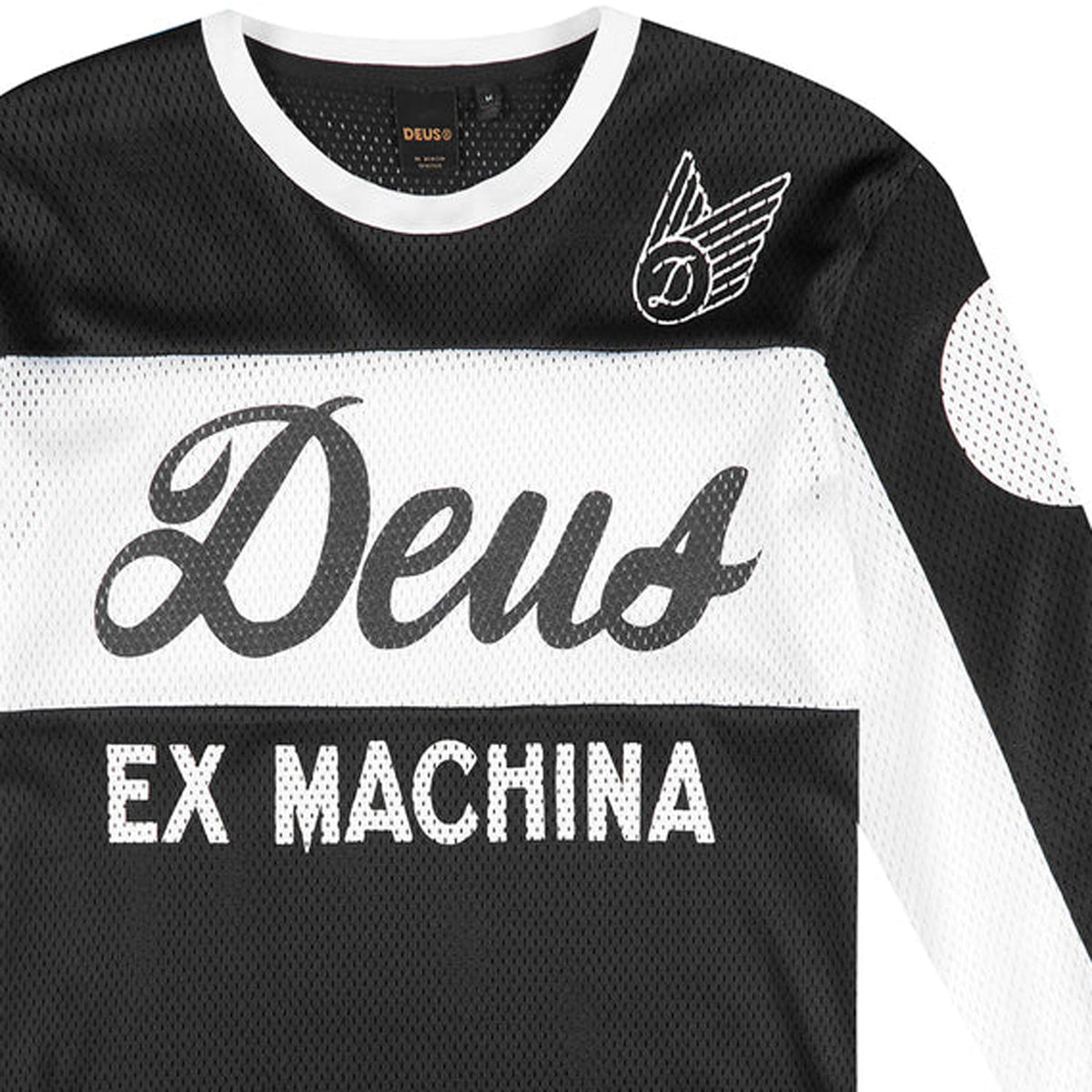 Deus Saber Moto Jersey: Black