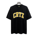 Corteiz CRTZ Arch Logo Oversized Tee – Black/Yellow