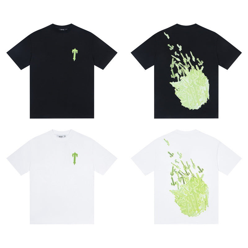 Trapstar Multi‑Graphic Print Oversized Tee Streetwear Unisex