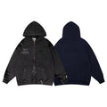 Gallery Dept Hoodie Loose Casual Cardigan Distressed Hoodie