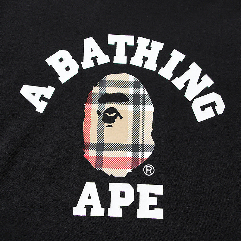BAPE Shark Camo Graphic Tee Loose Unisex Streetwear T-Shirt