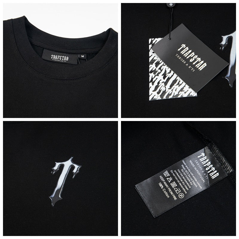 Trapstar Multi‑Graphic Print Oversized Tee Streetwear Unisex