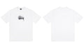 Stussy Stacked Lines Script Chest Graphic Short Sleeve Tee