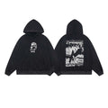 ERD Blindfolded Head Pullover Hoodie — Washed Black