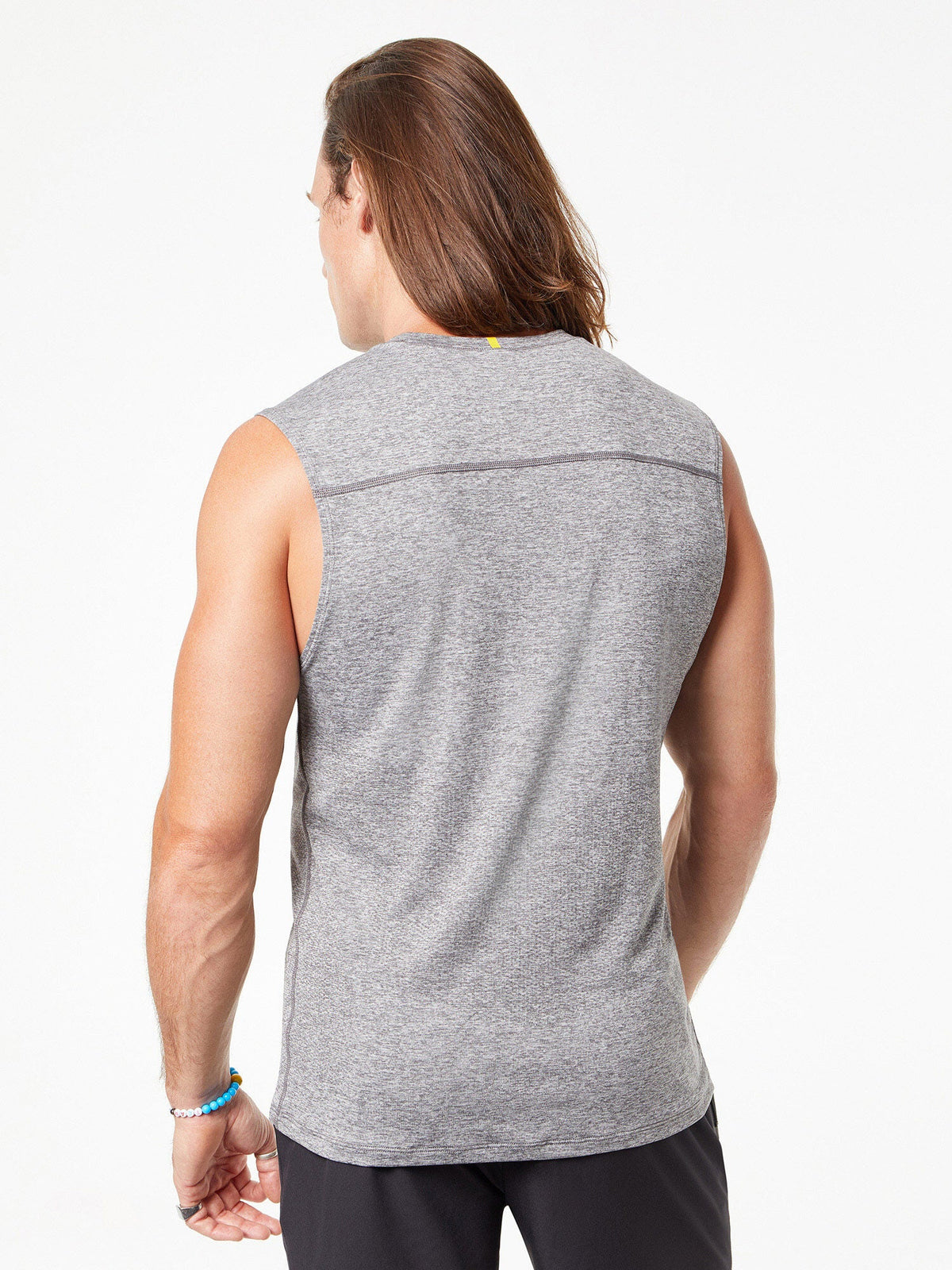 BREEZE SEAMLESS TANK HTHR GREY