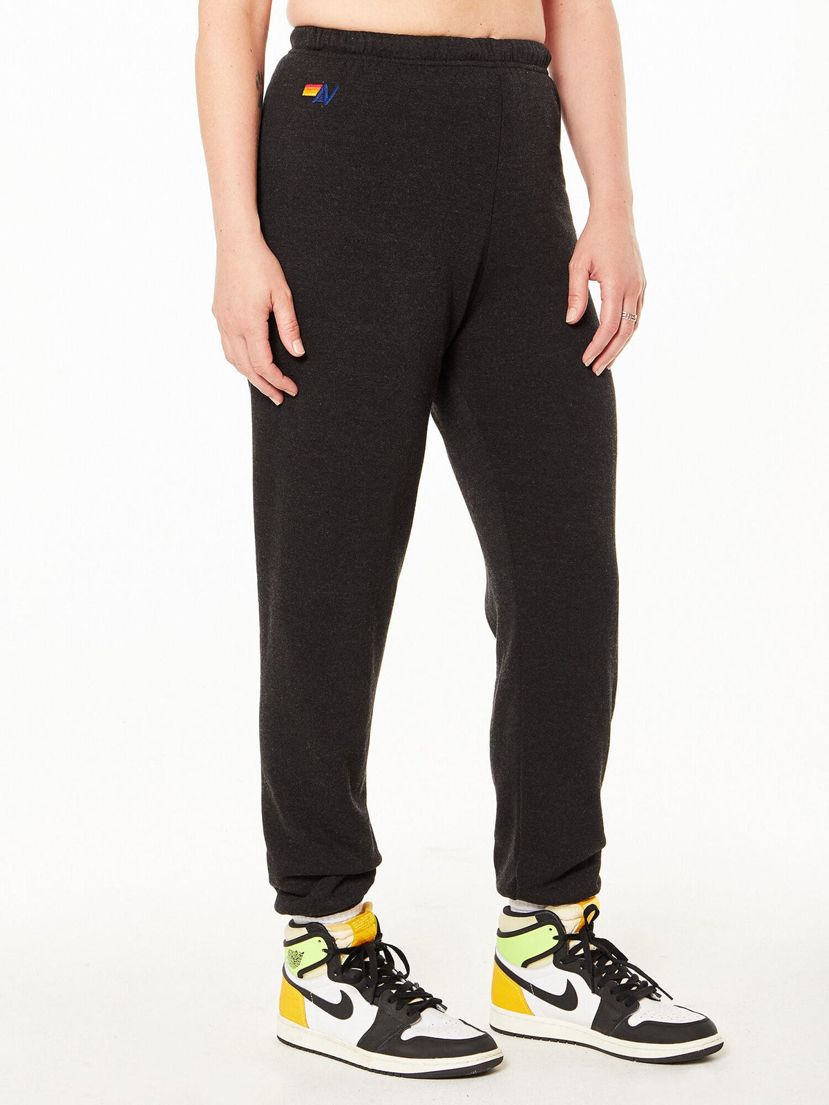 SMILEY SUNSET SWEATPANTS BLACK
