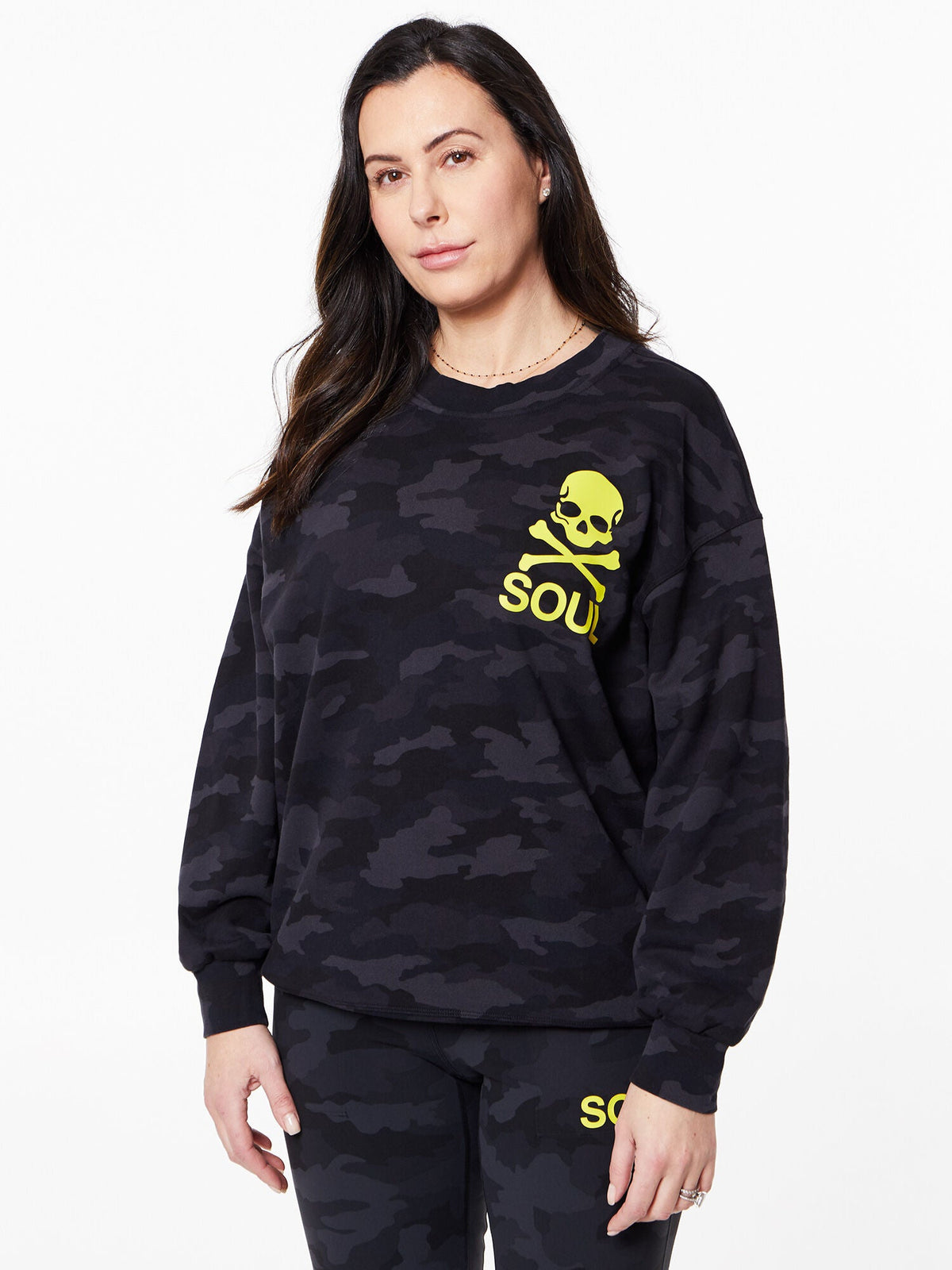 Perfectly Oversized Crew Camo