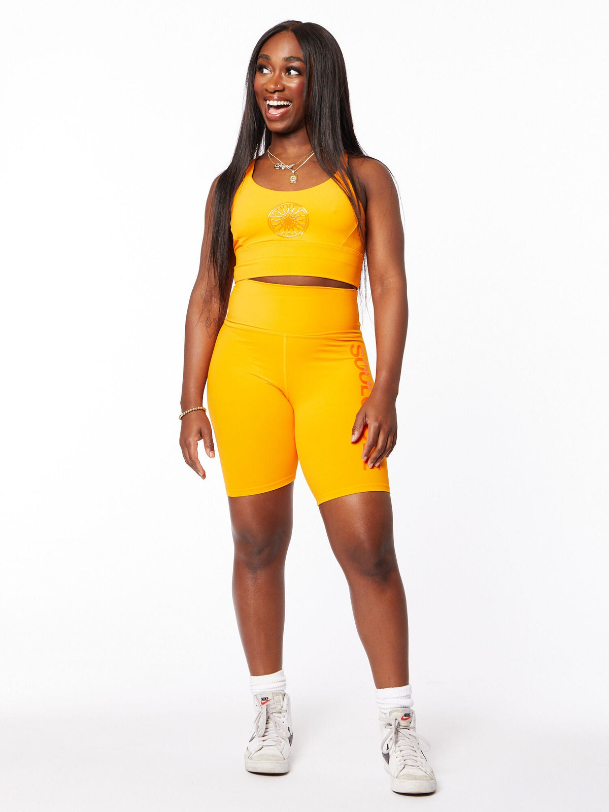 LONG LINE PODIUM BRA ORANGE