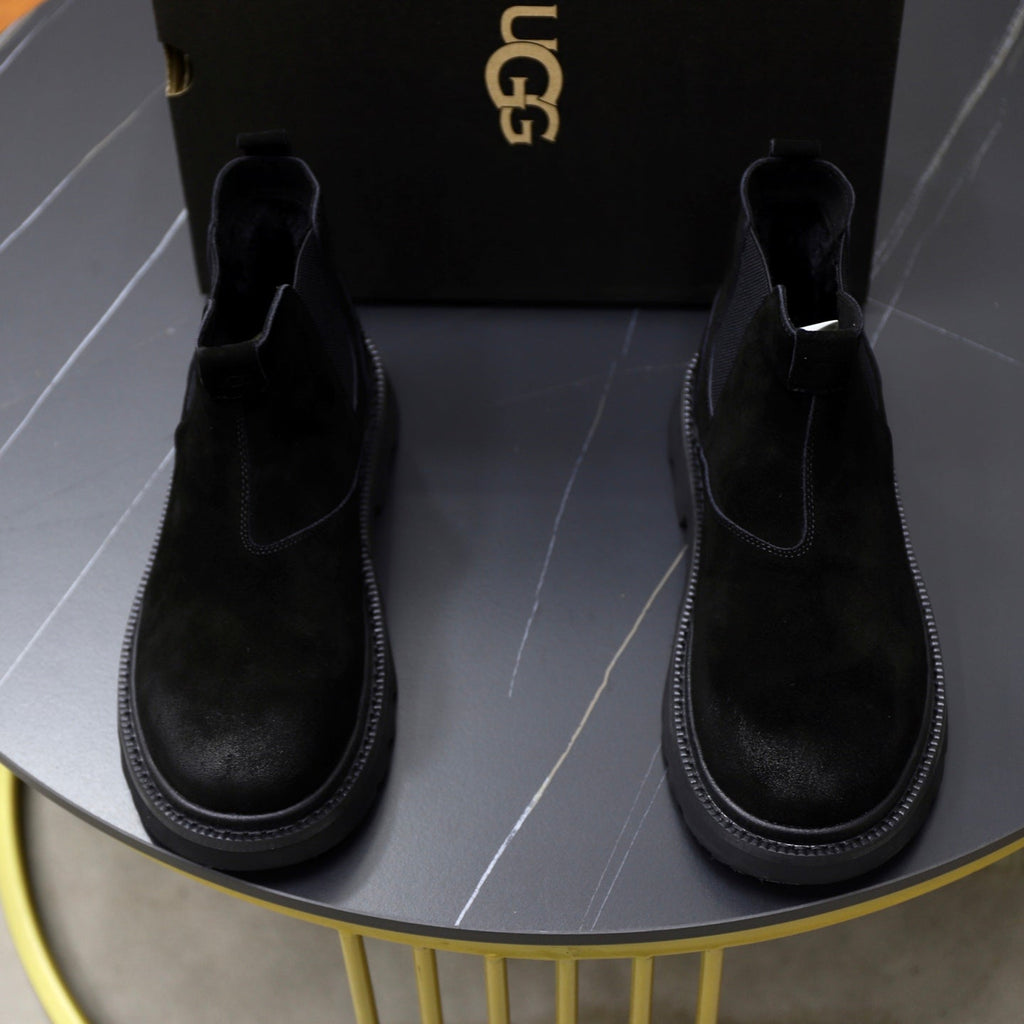 UGG Black Suede Chelsea Casual Shoes
