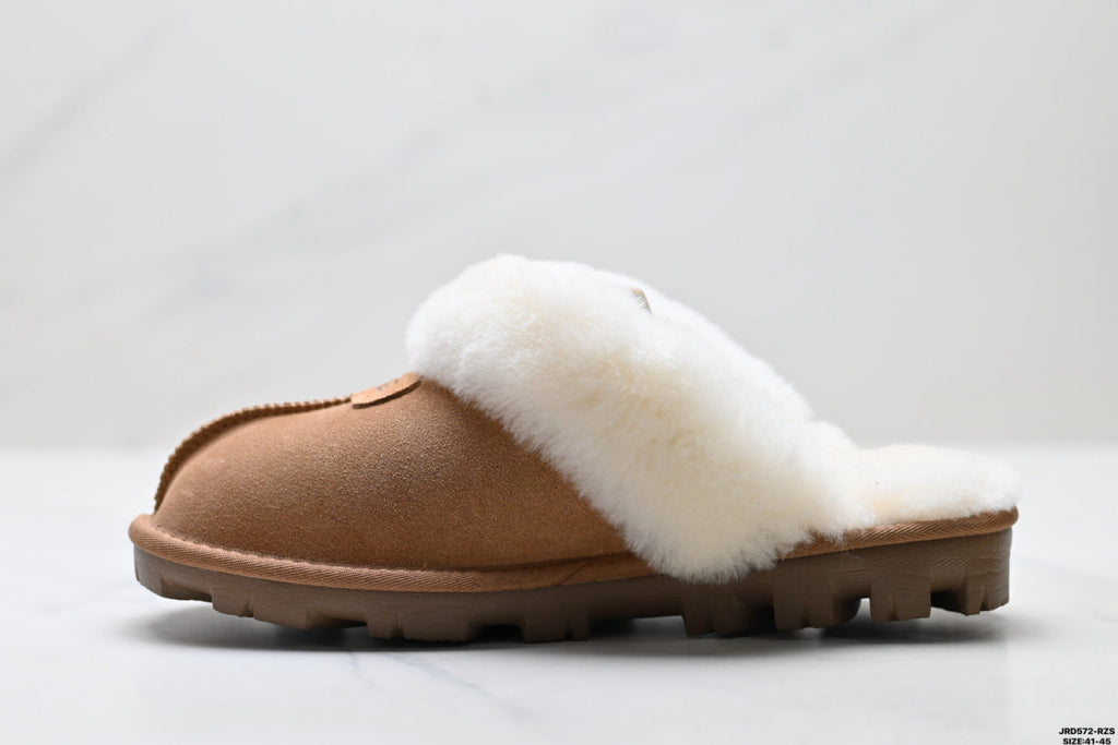 UGG Coquette Shearling Platform Slip-Ons
