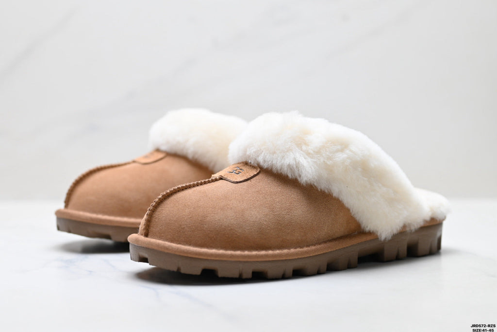 UGG Coquette Shearling Platform Slip-Ons