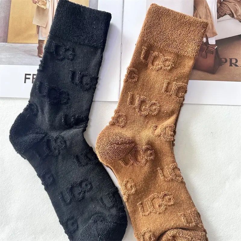 UGG Reverse-Knit Thermal Crew Sock Set