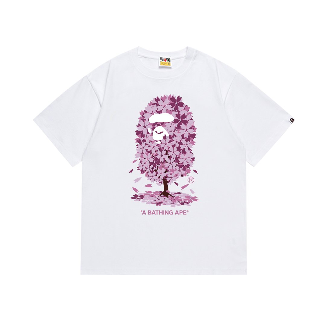 BAPE Pink Graphic Short-Sleeve T-Shirt